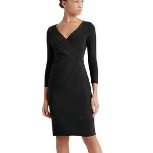 drawstring waist jersey dress Jersey Drawstring Waist Dress Red